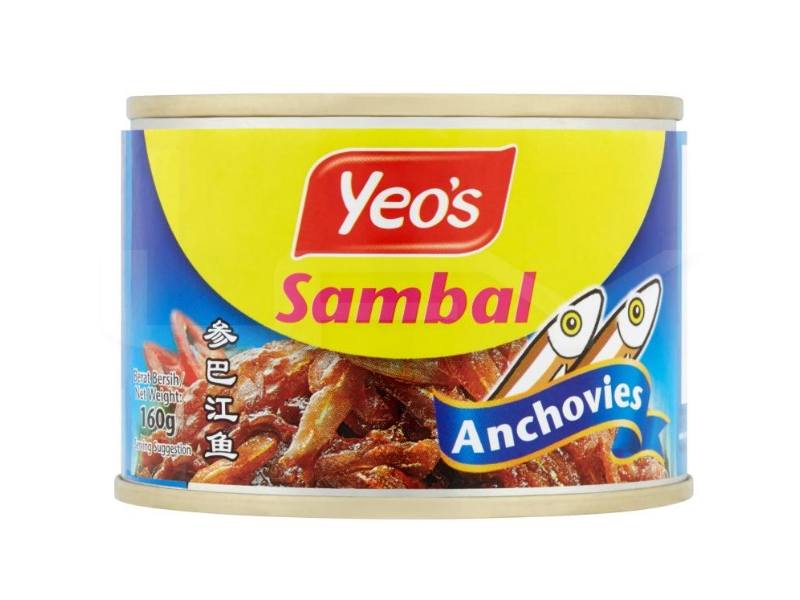 Yeo's Sambal Anchovies/ 杨协成參巴江鱼子 160g